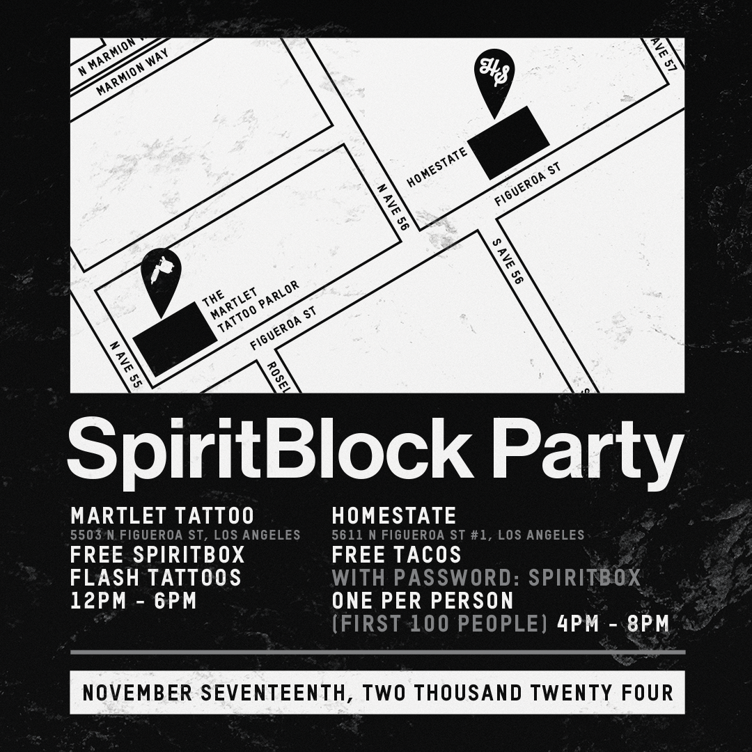 SpiritBlock Party Nov 17th