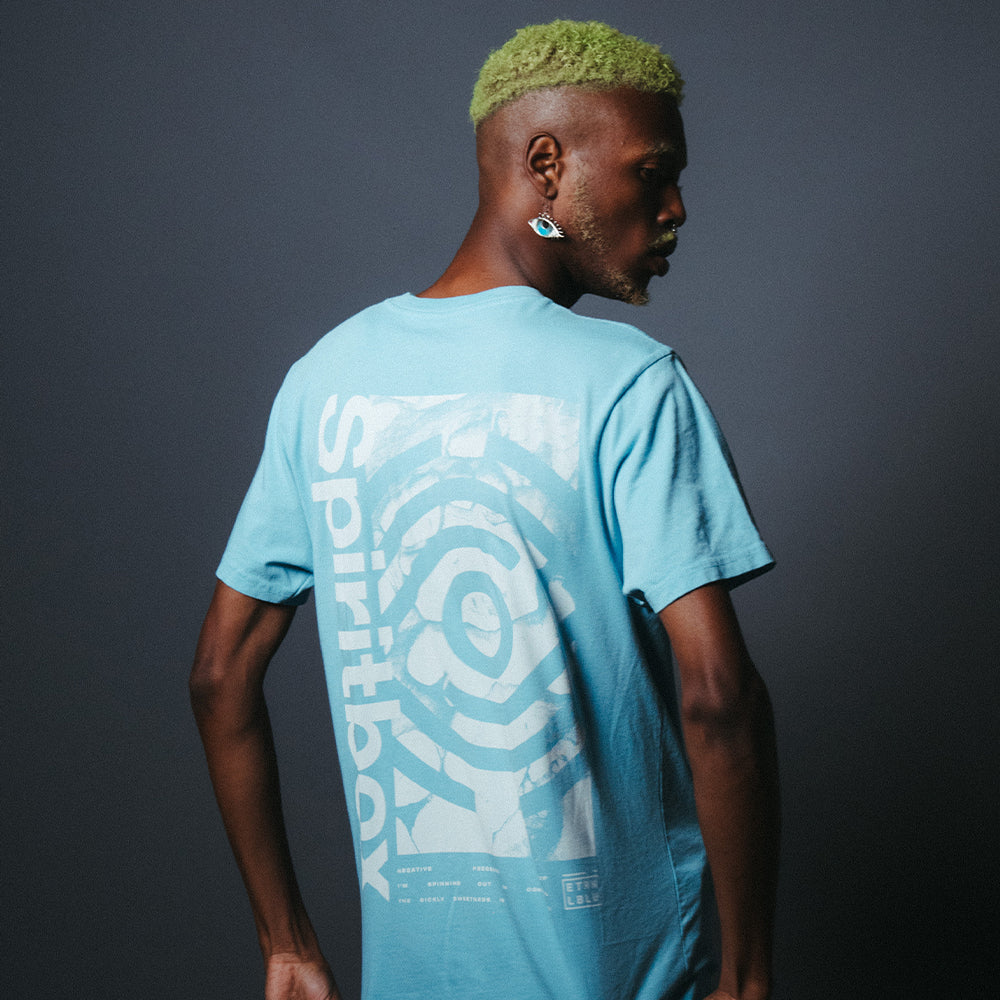 Circle With Me Tee Turquoise